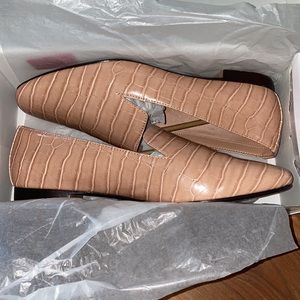 Light Pink Croc Loafers